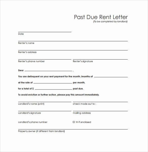 Free Past Due Letter Template Best Of Past Due Letter 8 Download Documents In Pdf