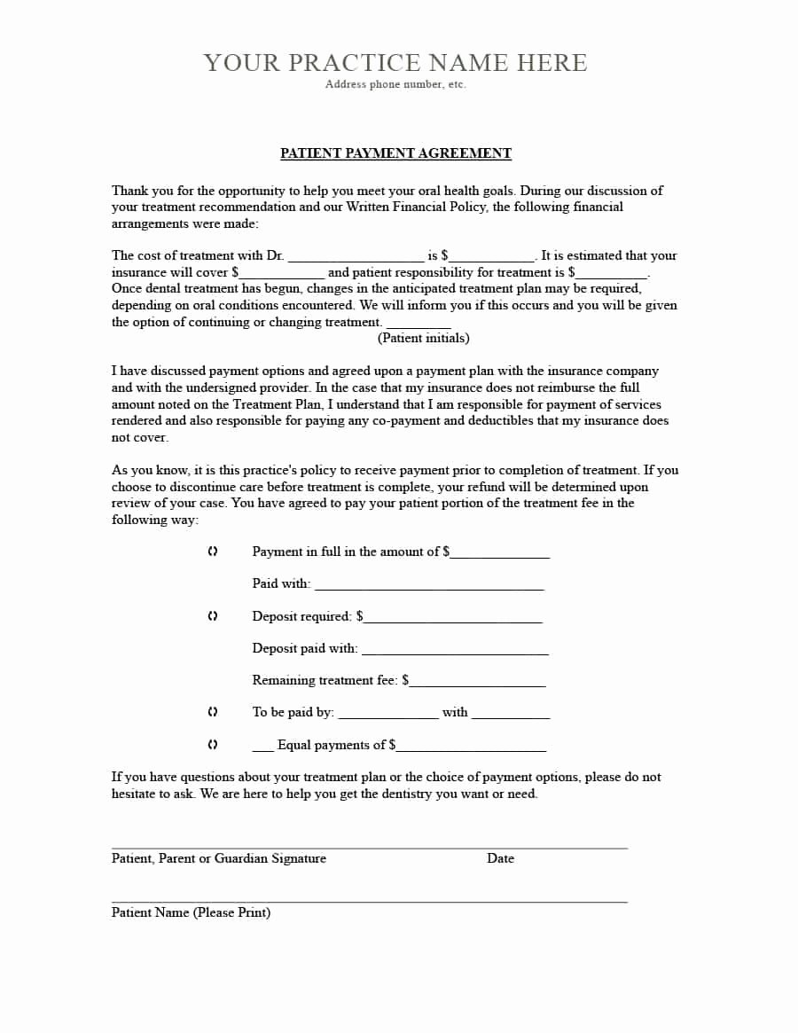 Free Payment Agreement Template Elegant Payment Agreement 40 Templates &amp; Contracts Template Lab