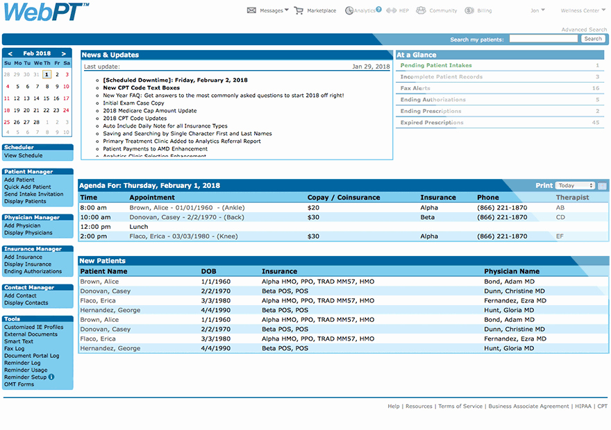 Free Physical therapy Documentation Templates Beautiful Physical therapy Emr Features