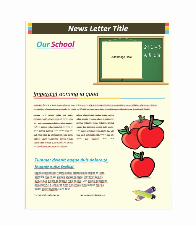Free Printable Newsletter Templates Luxury 50 Free Newsletter Templates for Work School and