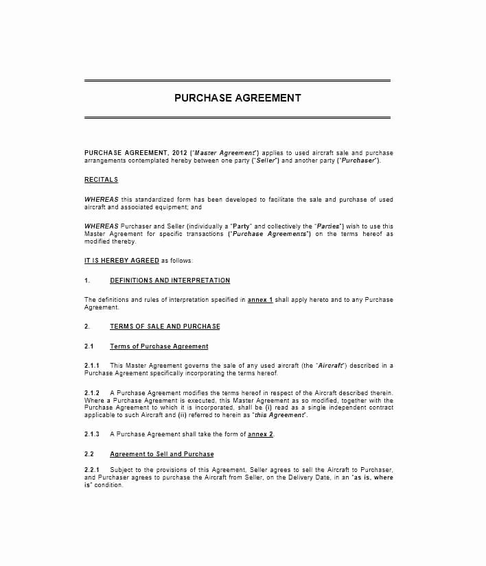 Free Purchase Agreement Template Luxury 37 Simple Purchase Agreement Templates [real Estate Business]
