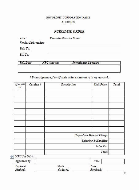 Free Purchase order Template Word Best Of 39 Free Purchase order Templates In Word &amp; Excel Free