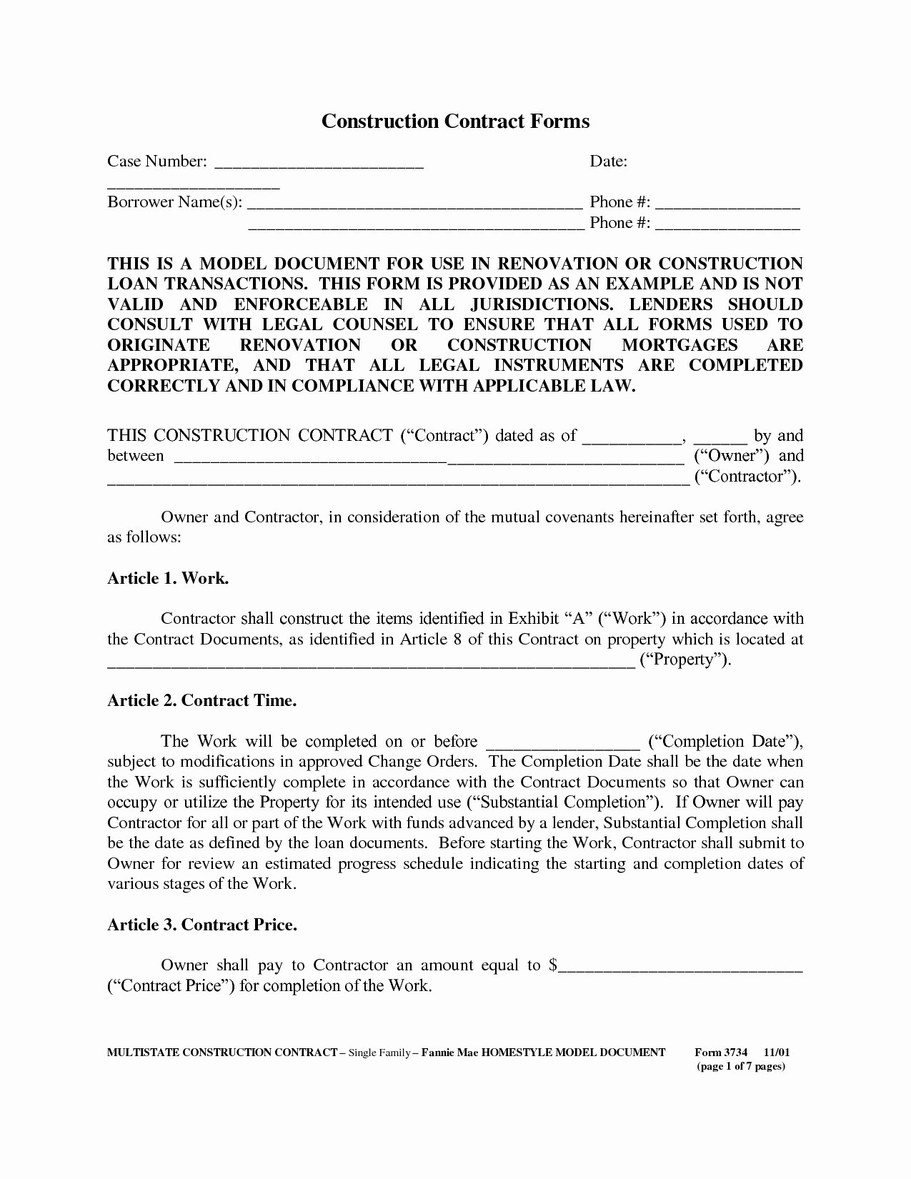 Free Residential Roofing Contract Template Unique 42 Elegant Construction Agreement form Free Wi J