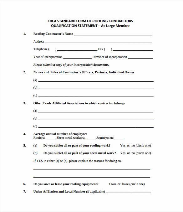 Free Roofing Contract Template Best Of Roofing Contract Template 9 Download Documents In Pdf