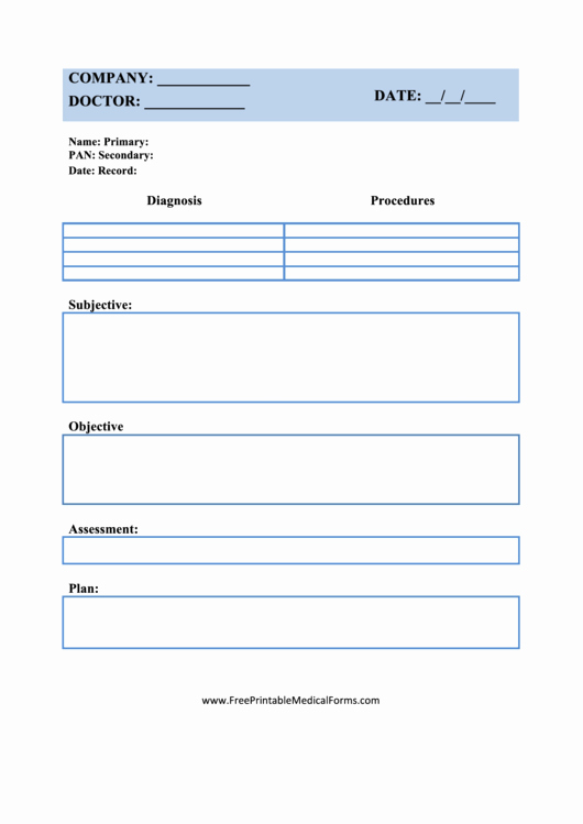 Free soap Note Template Fresh 17 soap Note Templates Free to In Pdf
