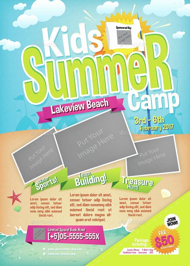 Free Summer Camp Flyer Template Best Of Kids Summer Camp Flyer Summer Kids Flyer Camp