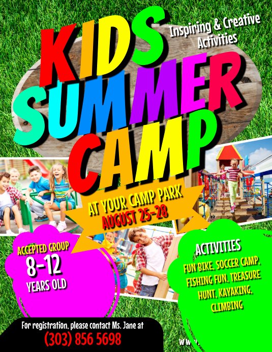 Free Summer Camp Flyer Template Unique Kids Summer Camp Flyer Template