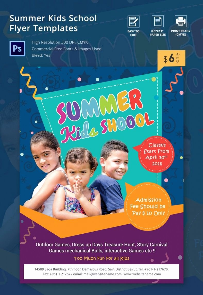 Free Summer Camp Flyer Template Unique Pin by Trin Daniels On Cool School Flyers