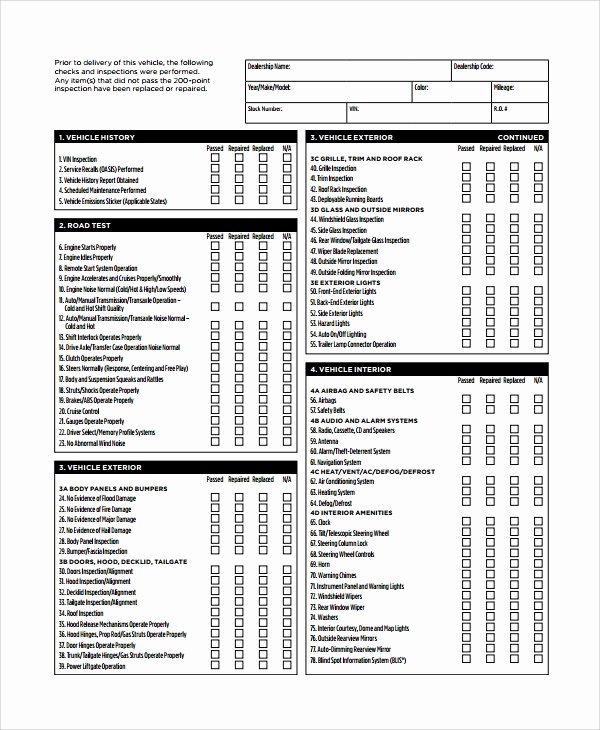 Free Vehicle Inspection Sheet Template New Roofing Inspection Template &amp; Appendix D Construction