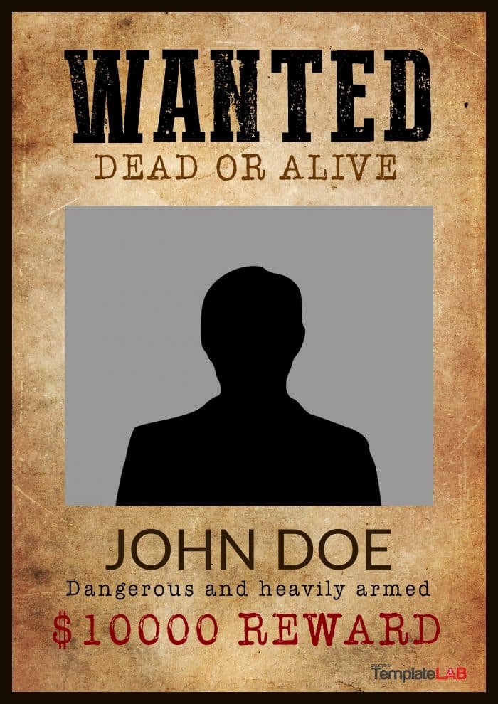 Free Wanted Poster Template New 29 Free Wanted Poster Templates Fbi and Old West