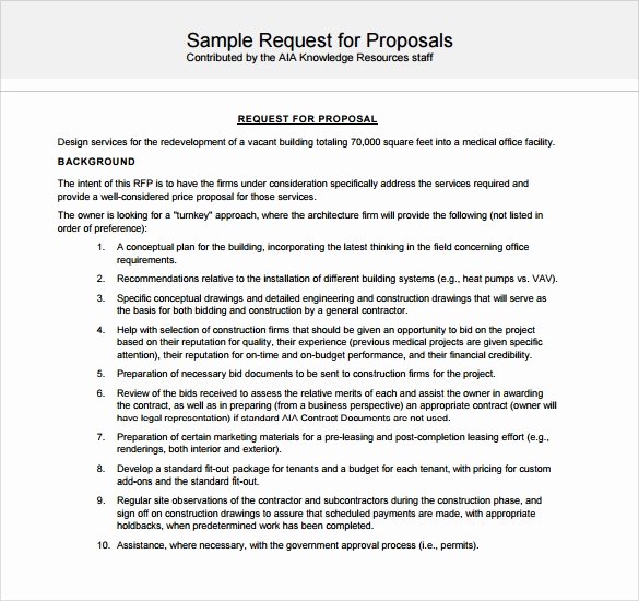 General Contractor Proposal Template Unique Sample Contractor Proposal 13 Documents In Pdf Word