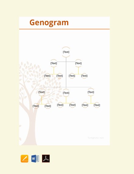 Genogram Template for Mac Elegant 36 Genogram Templates Pdf Word Apple Pages Google