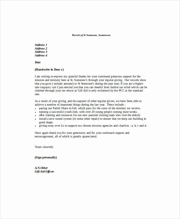 Gift Letter Mortgage Template Luxury Sample Gift Letters 45 Examples In Pdf Word