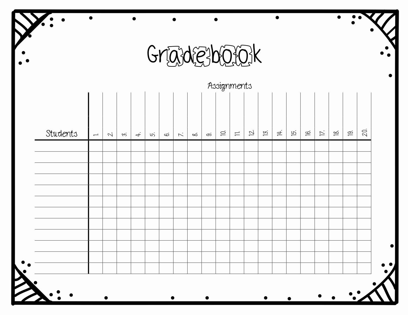 Grade Book Template Free Fresh Planning Instruction Chaos Made Prehensible – A