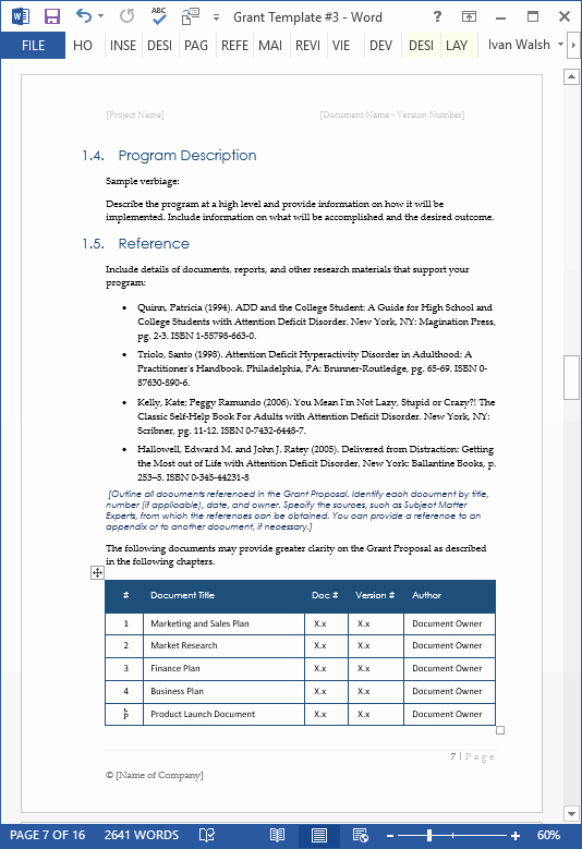 Grant Proposal Template Word Luxury Grant Proposal Template Ms Word Excel – Templates forms
