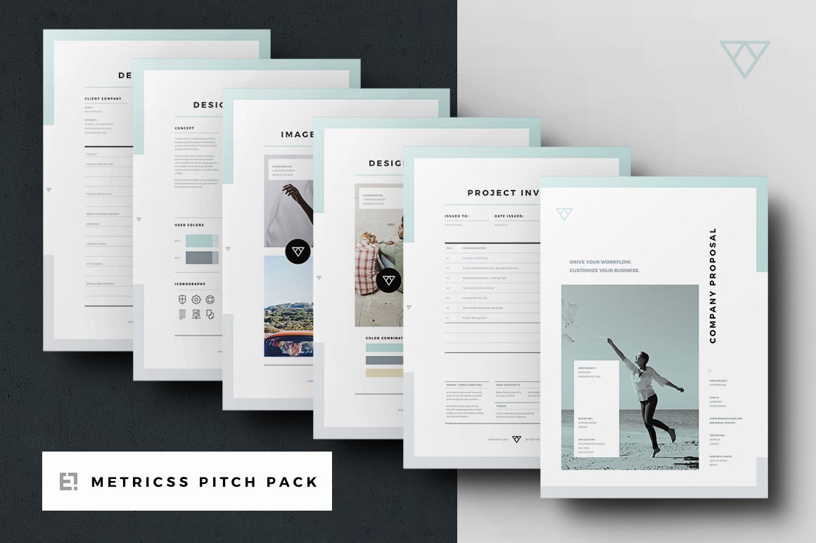 Graphic Design Proposal Template Awesome Proposal Pitch Pack Brochure Templates Creative Market