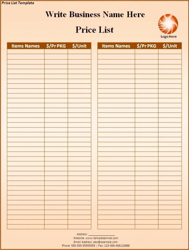 Grocery List Template Excel Awesome Grocery List Template Excel