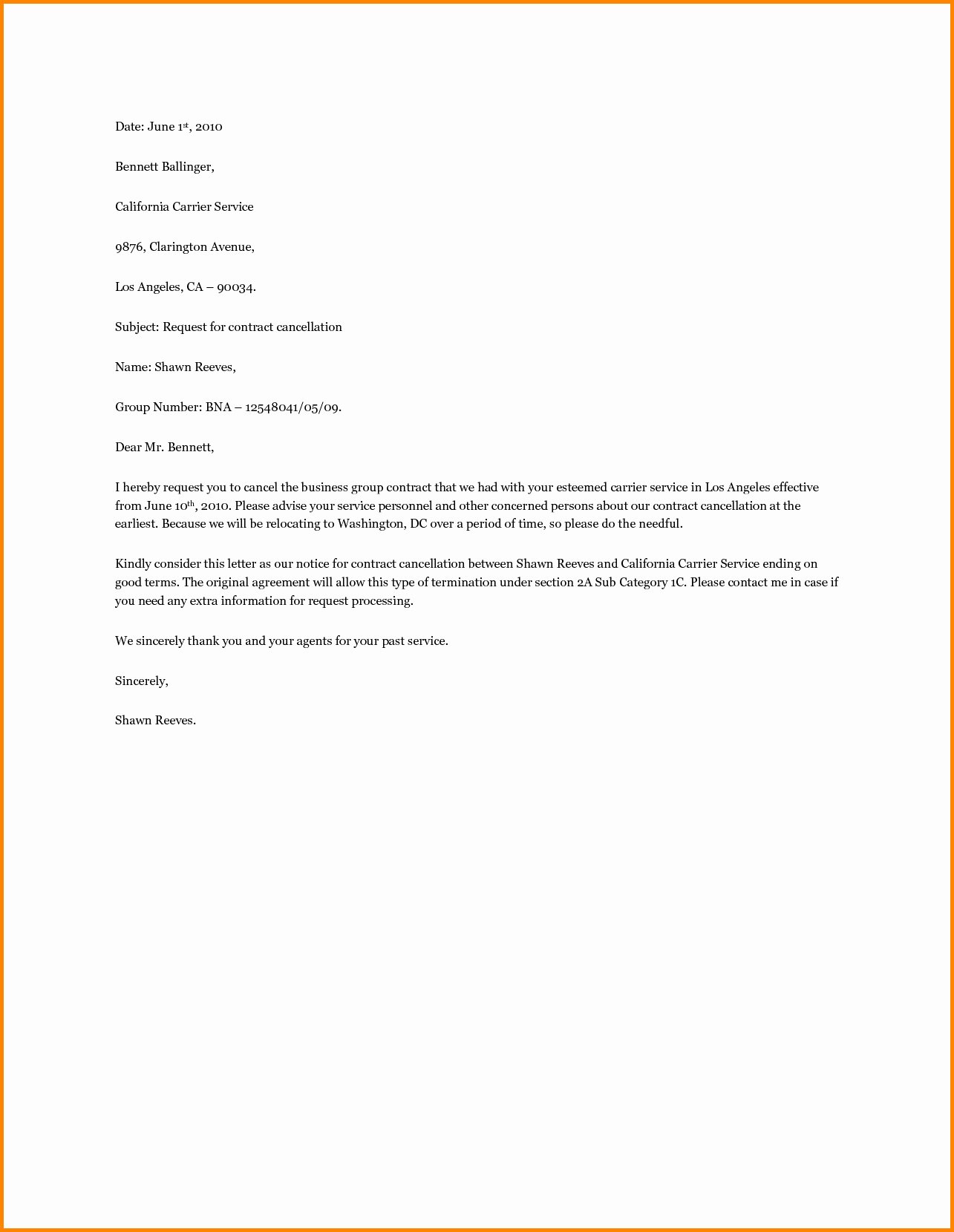 Gym Membership Contract Template Lovely Gym Membership Cancellation Letter Template Examples