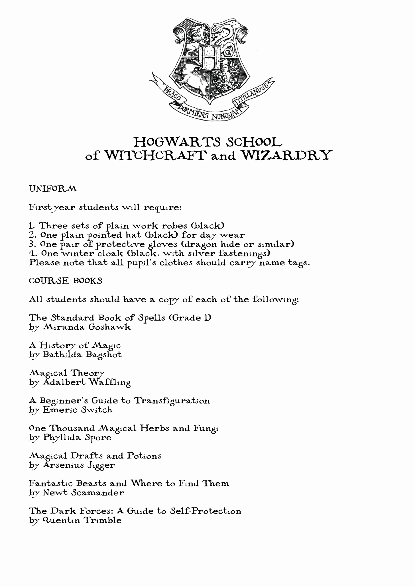 Hogwarts Acceptance Letter Template Beautiful Harry Potter Hogwarts Acceptance Letter