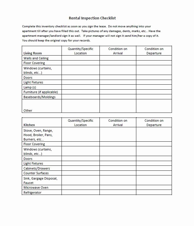 Home Inspection Checklist Template Best Of 20 Printable Home Inspection Checklists Word Pdf