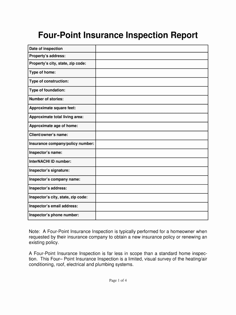 Home Inspection Report Template Best Of Home Inspection Report Template Fill Line Printable
