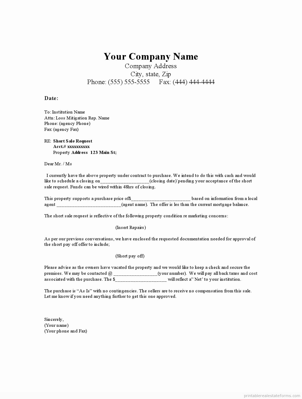 Home Offer Letter Template Awesome Sample Real Estate Fer Letter Template Example Pdf