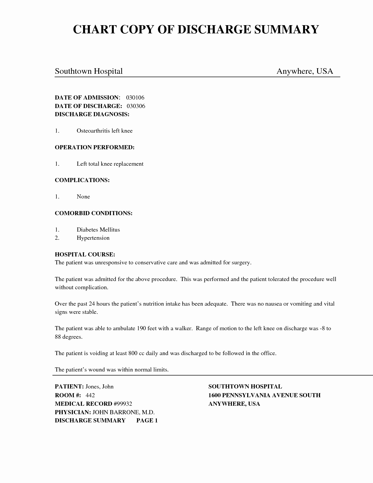 Hospital Discharge Summary Template Lovely Discharge Summary Template