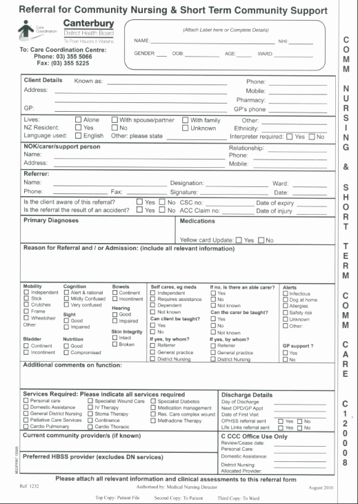 Hospital Release form Template Fresh Discharging Palliative Patients From Hospital