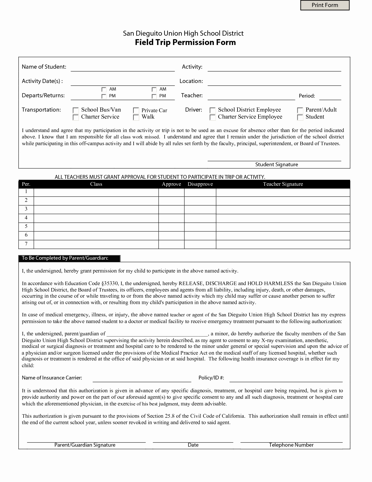 Hospital Release form Template Inspirational Best S Of Templates for Doctor Excuse form Work