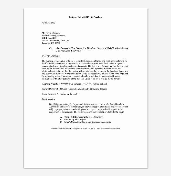 House Offer Letter Template Luxury Real Estate Fer Letter Template Free Samples &amp; Examples