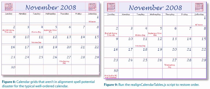 In Design Calendar Template Lovely Create An Indesign Calendar with Calendar Template and Scripts
