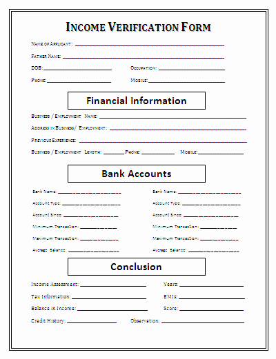 Income Verification form Template Elegant In E Verification form Template Free Printable Documents