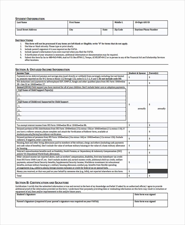 Income Verification form Template Luxury Sample In E Verification form 9 Free Documents