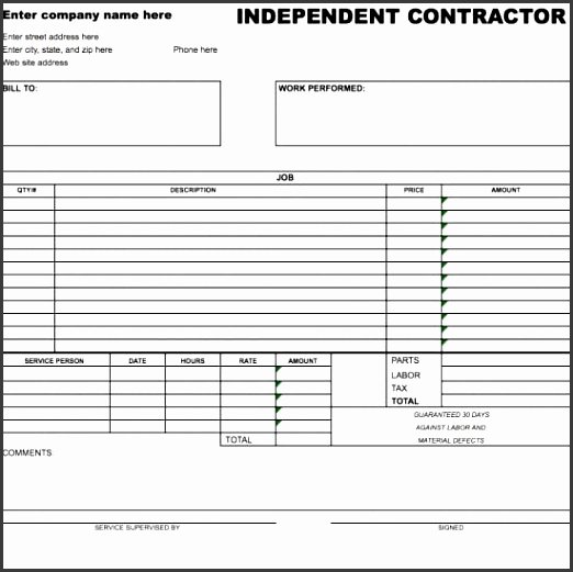 Independent Contractor Invoice Template Pdf Lovely 10 Contract Invoice Template Sampletemplatess