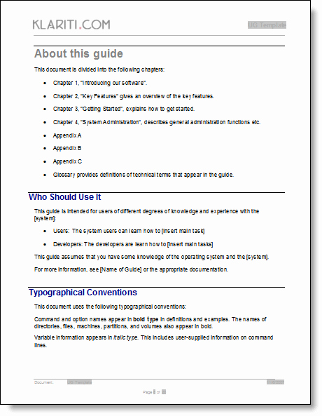 Instruction Manual Template Word Beautiful User Guide Templates 5 X Ms Word – Templates forms