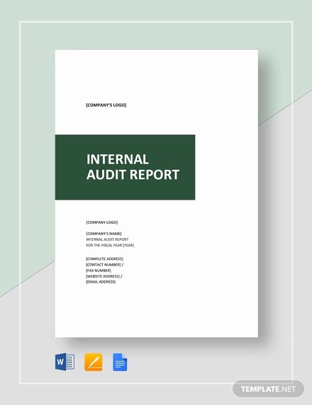 Internal Audit Report Templates Elegant 20 Internal Audit Report Templates Word Pdf Apple