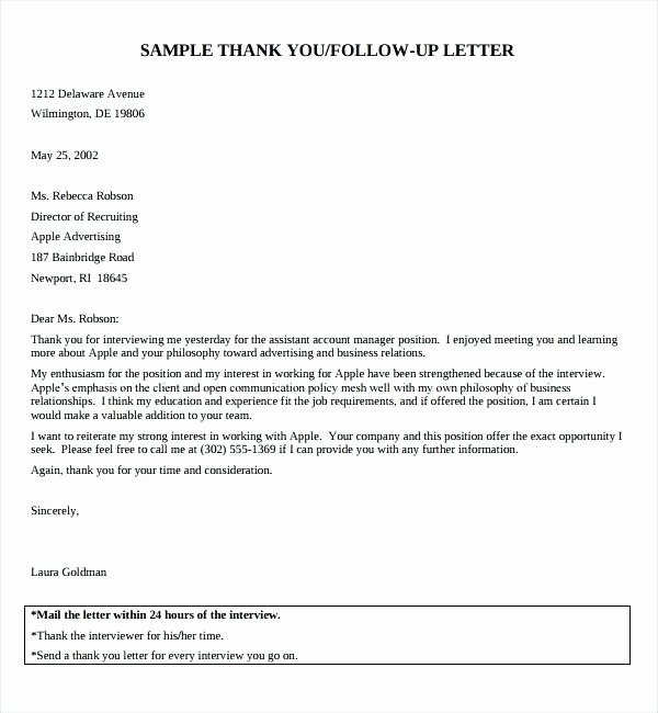Interview Follow Up Email Template Fresh Follow Up Email after Interview