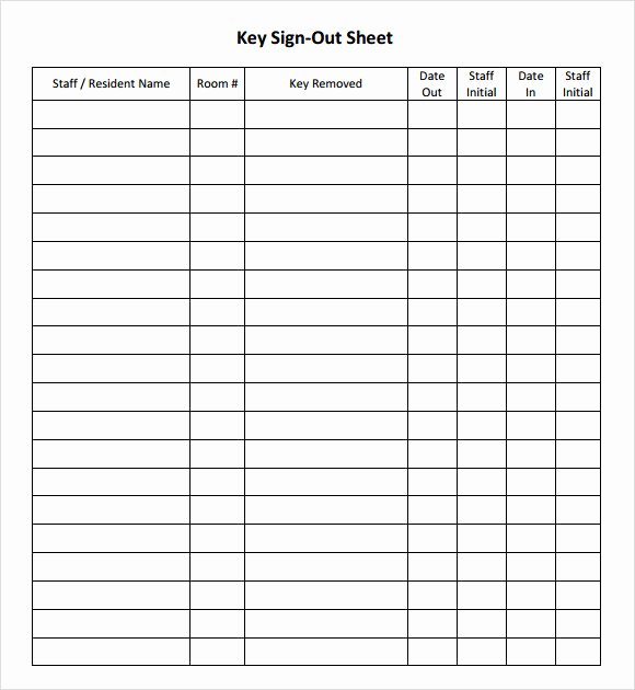 Inventory Sign Out Sheet Template Elegant Inventory Sign Out Sheet Template