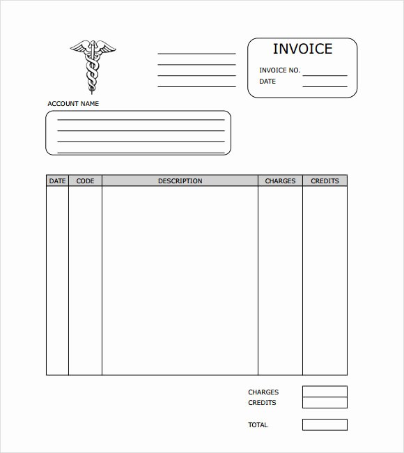Invoice for Medical Records Template Awesome Free 10 Medical Invoice Templates In Free Samples