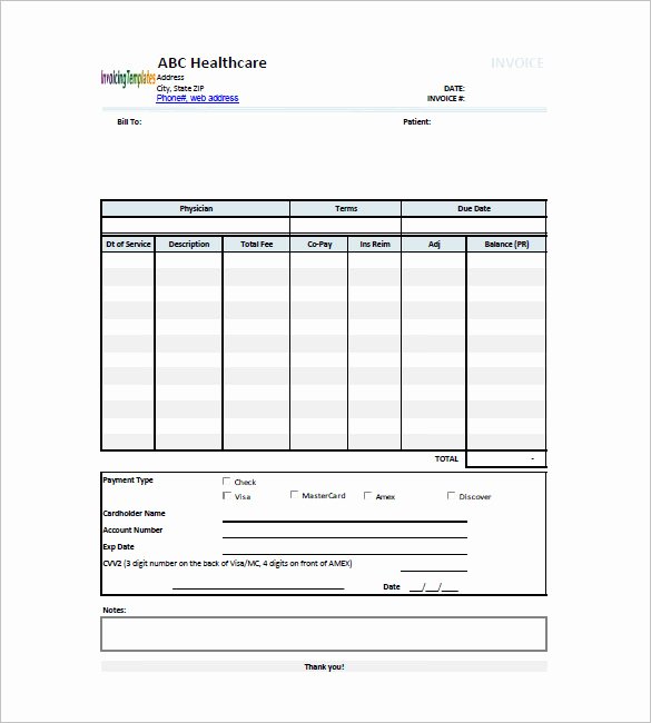 Invoice for Medical Records Template Best Of 16 Medical Invoice Templates Doc Pdf