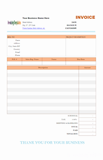 Invoice for Services Rendered Template Elegant Download Ms Excel Customer Services Invoice Templates