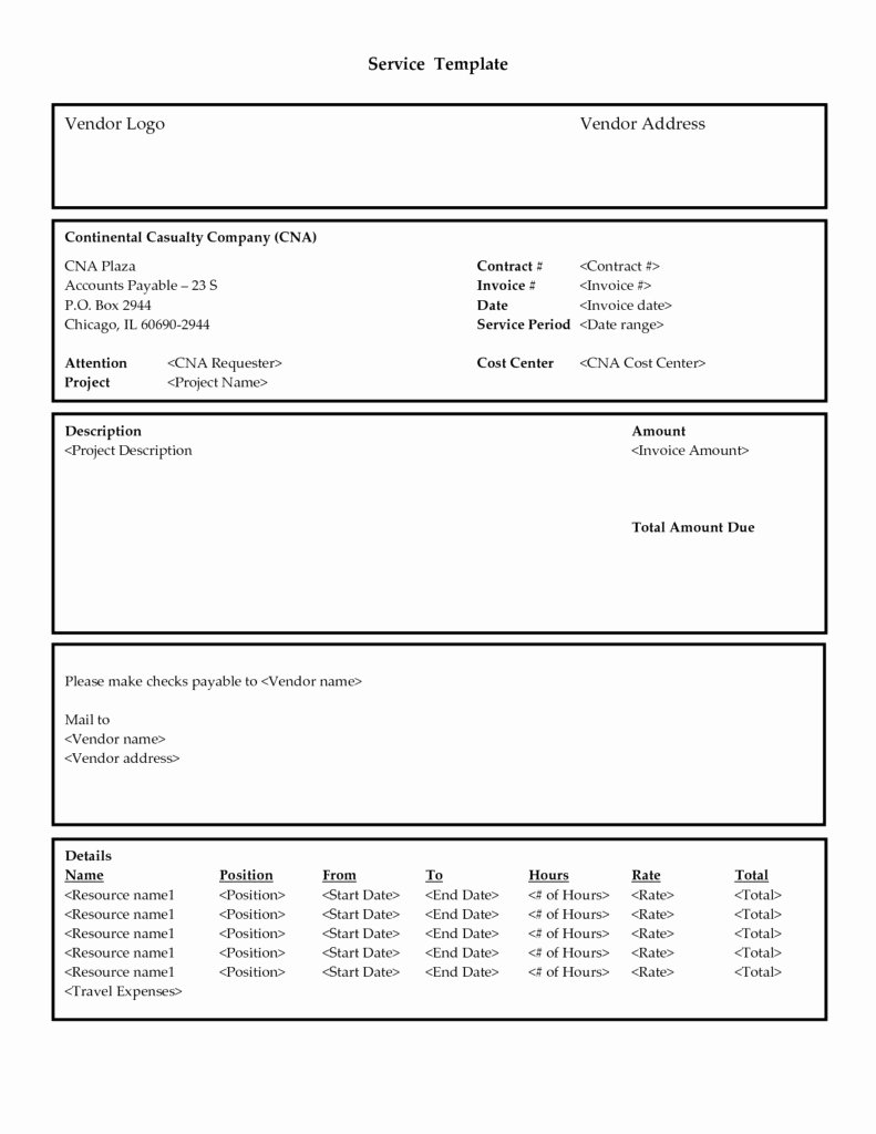 Invoice for Services Rendered Template Elegant Invoice Template for Professional Services Rendered