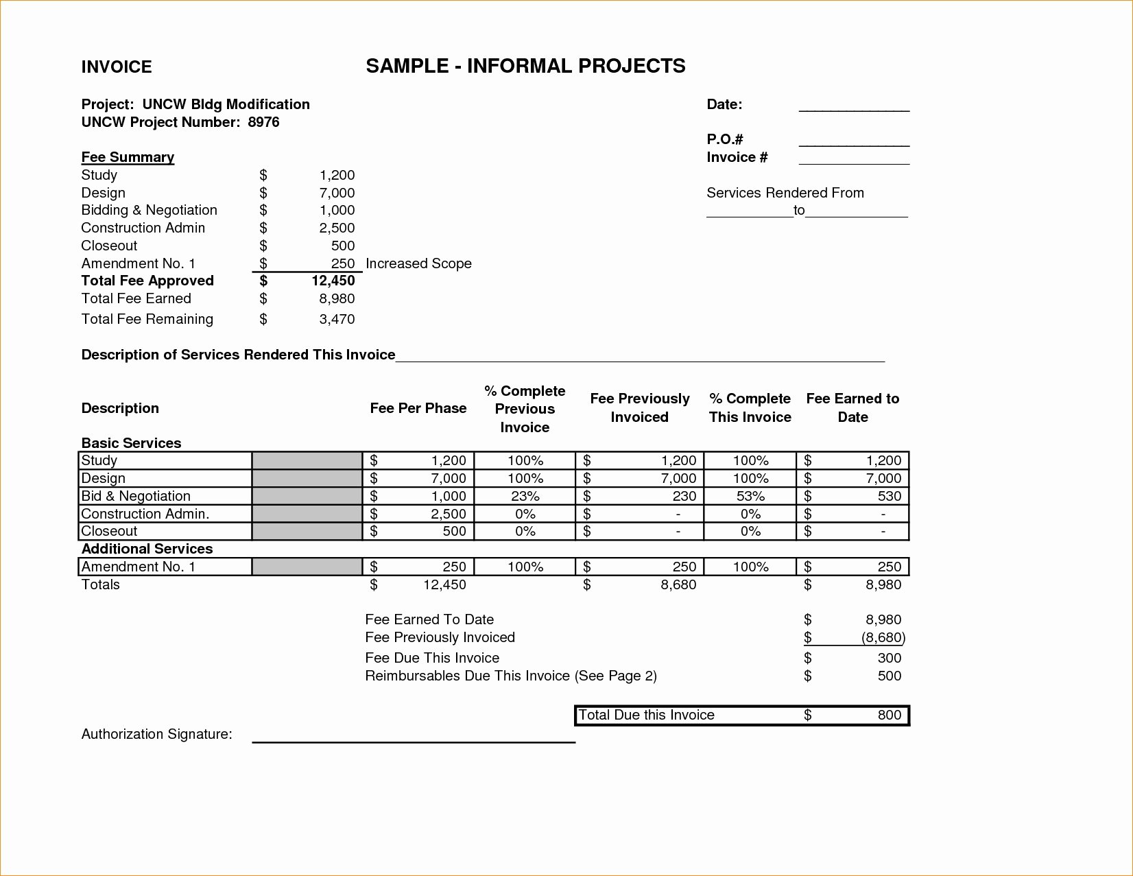 Invoice for Services Rendered Template Inspirational Invoice for Services Rendered Invoice Template Ideas