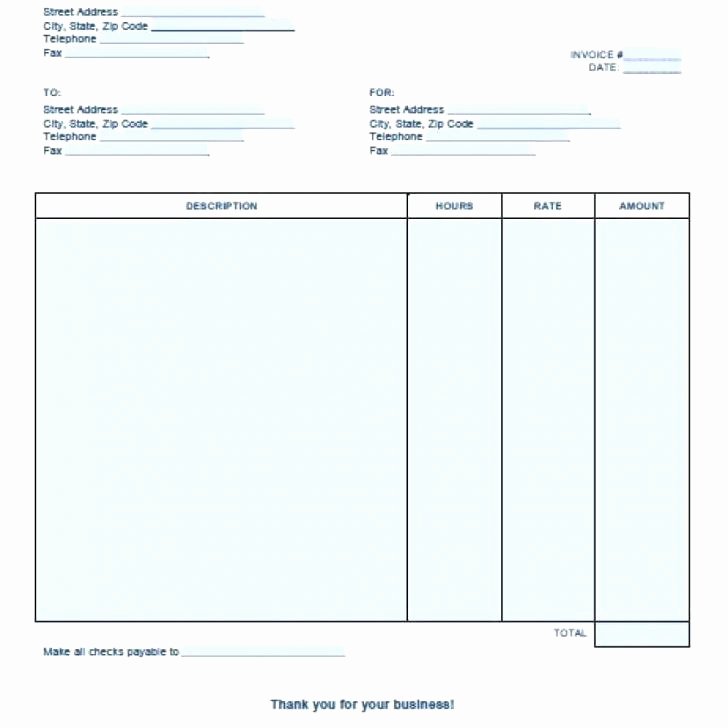 Invoice for Services Rendered Template Lovely Download Ms Excel Customer Services Invoice Templates