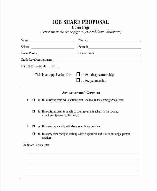 Job Proposal Template Pdf Luxury Free 57 Proposal Templates and Examples In Pdf