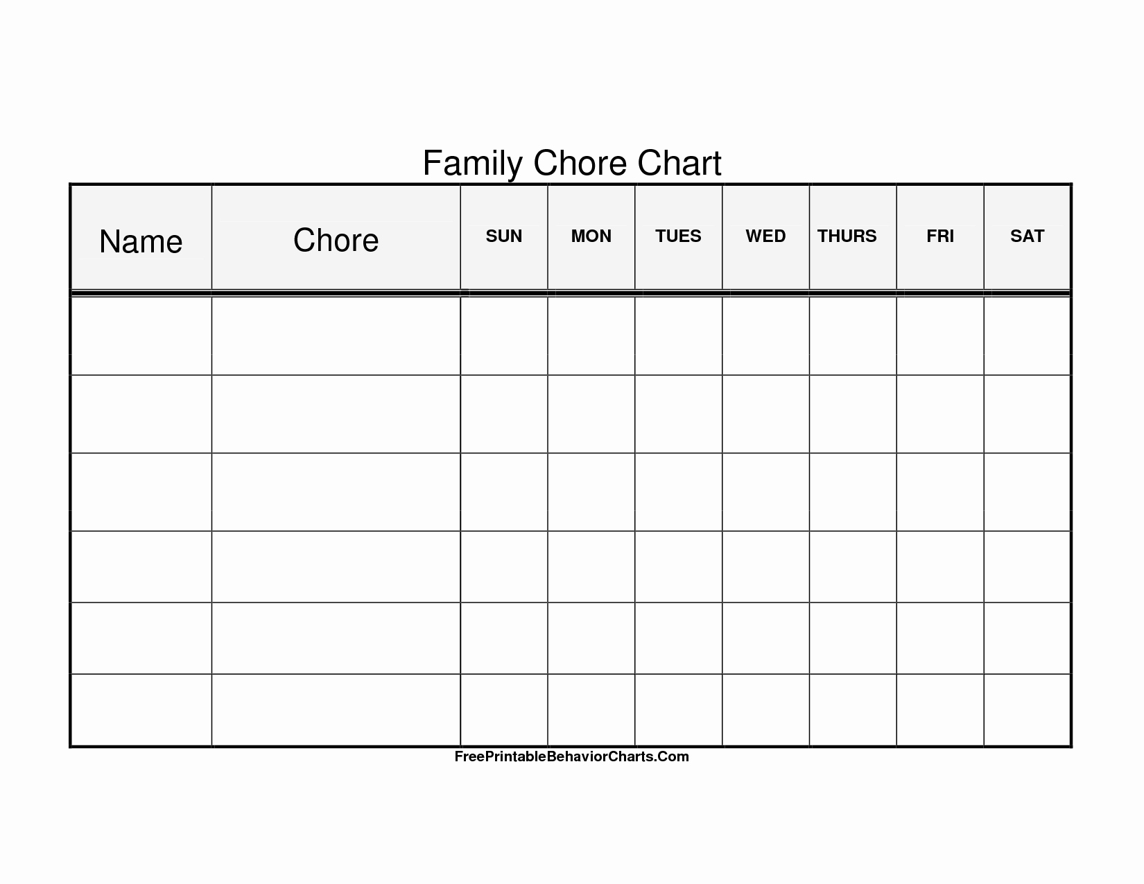 Kids Chore Chart Template Best Of Chart Template Category Page 3 Efoza