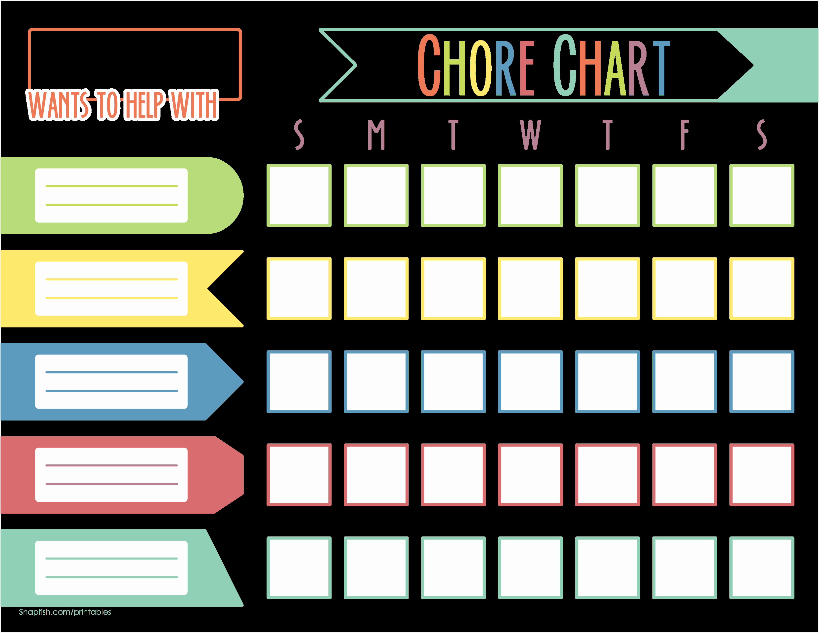 Kids Chore Chart Templates Inspirational Chore Chart for Kids