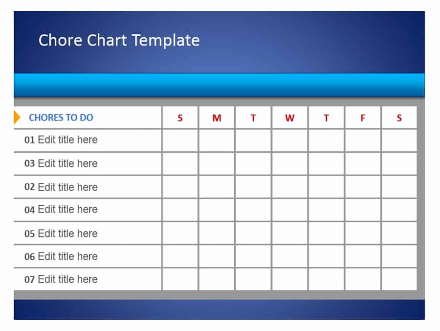 Kids Chore Chart Templates Lovely 43 Free Chore Chart Templates for Kids Template Lab
