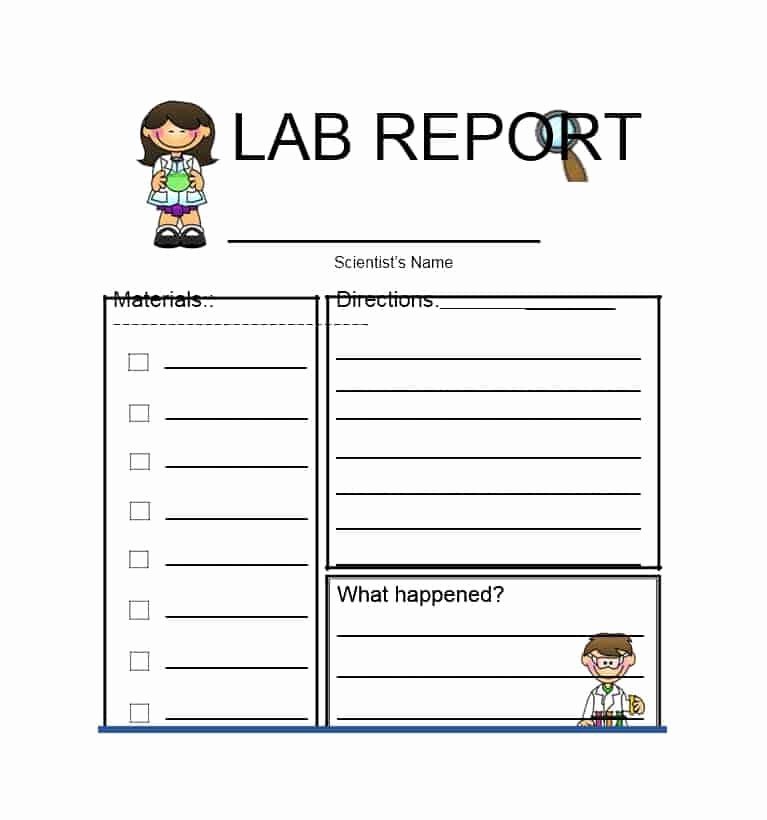 Lab Report Template Word New 12 Lab Report Templates Writing Word Excel format