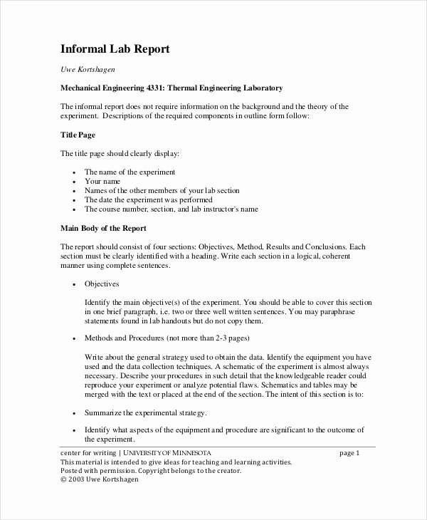 Lab Report Template Word Unique 13 Lab Report Templates Free Pdf Ms Word Apple Pages